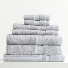 7 Piece Stella Bamboo-Blend Bathroom Towel Set